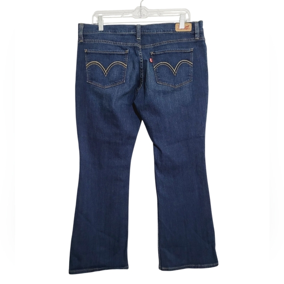 Levi’s 524 Bootcut Jeans Women’s Size 13 W31 L30 Dark Wash Stretch Denim  Casual - Picture 2 of 13